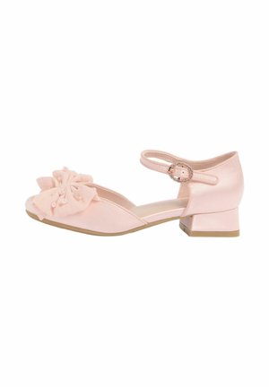 REGULAR FIT - LOW BLOCK PEARL BOW OCCASION FLOWER - Sandales - pink