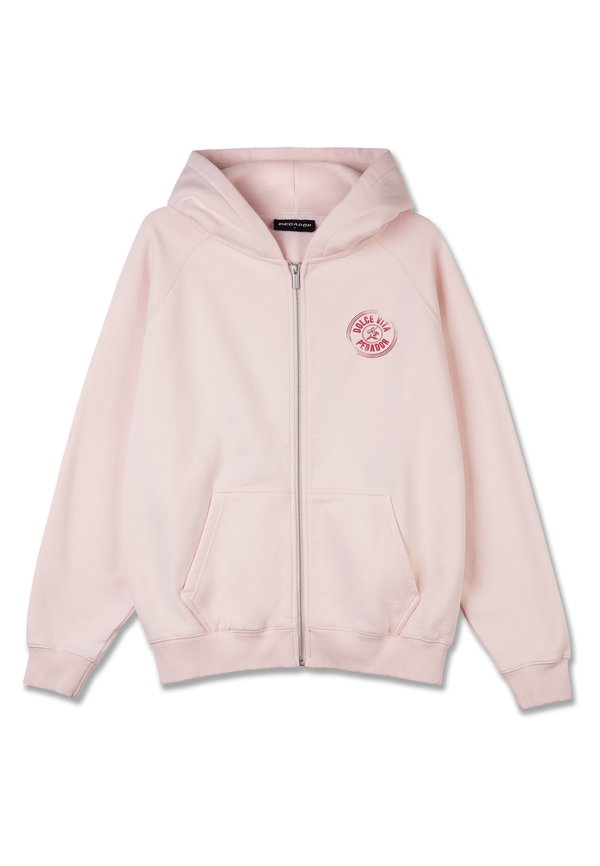 NADIA OVERSIZED RAGLAN SWEATJACKET - Zip-up sweatshirt - washed dusty rose4
