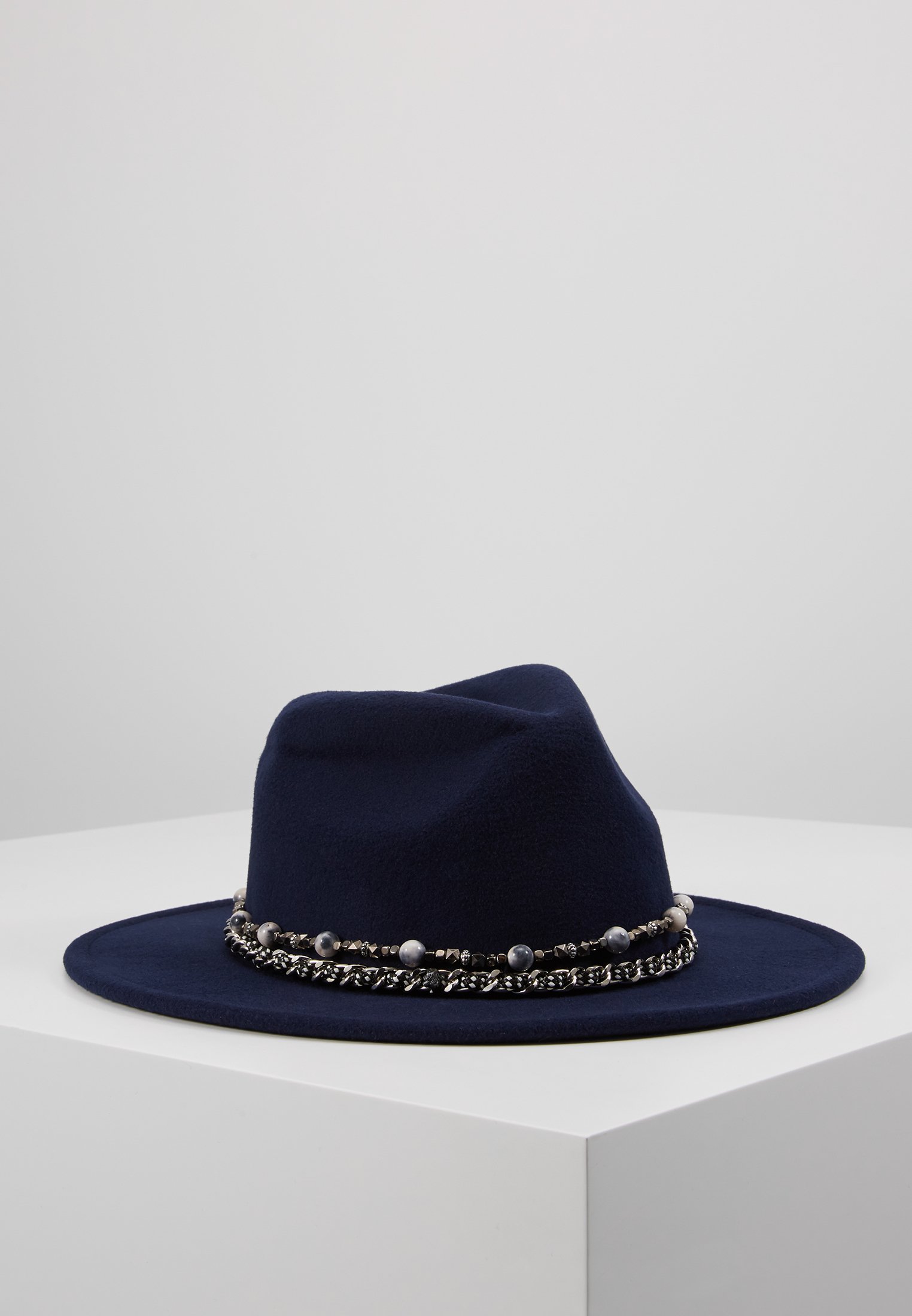 Uncommon Souls BEAD FEDORA - Cappello - navy/blu scuro - Zalando.it