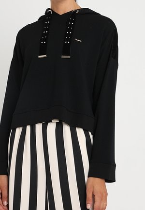 Jersey con capucha - black