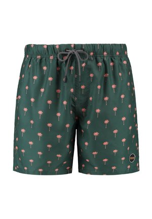 Shiwi SCRATCHED PALM - Shorts da mare - cilantro green