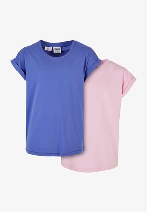 EXTENDED SHOULDER TEE 2-PACK - Osnovna majica kratkih rukava - purpleday girlypink