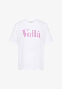 Selected, optical white w prism pink