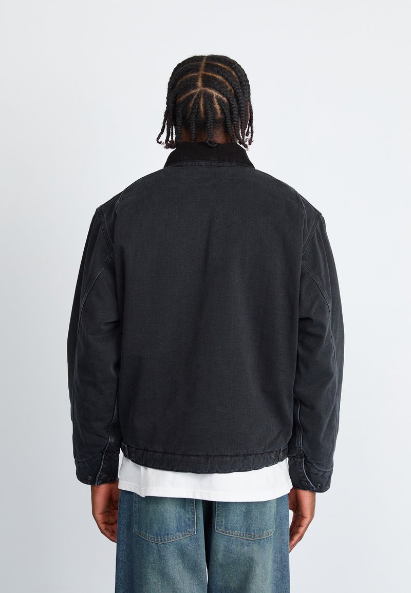 Carhartt WIP DETROIT JACKET - Džínová bunda - black