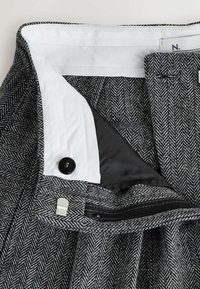 PREMIUM HERRINGBONE CULOTTES  - Nadrágok - grey