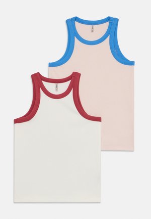 KOGBINA LIFE TANK 2 PACK - Débardeur - mauve chalk/cloud dancer