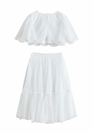 REGULAR FIT FLOWER SET   - Camicetta - white d flower