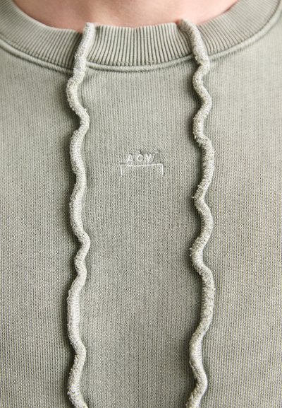 A-COLD-WALL* FRACTURE CREWNECK - Sudadera - grey green/olive green