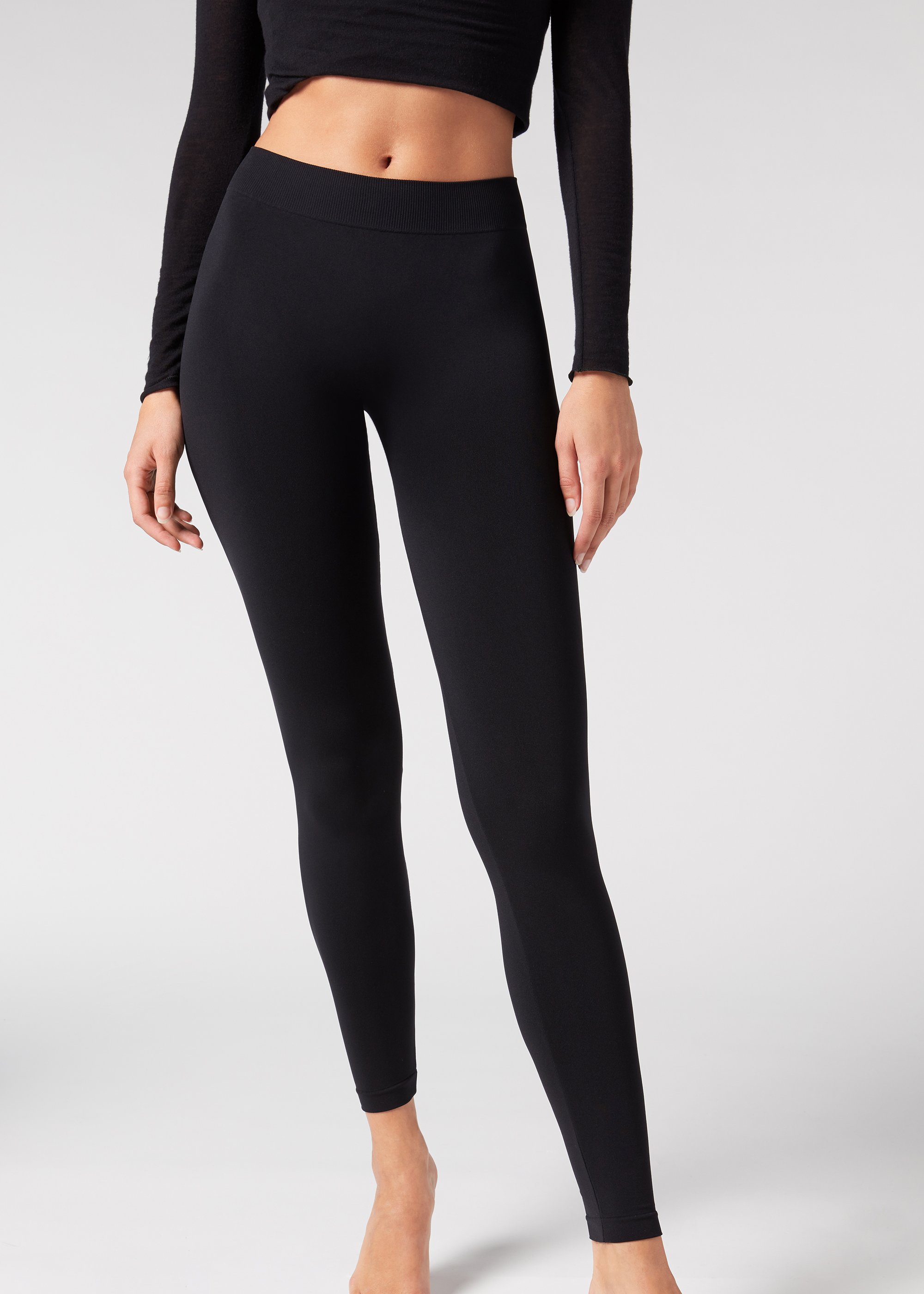 Calzedonia OPAQUE - Leggings - Trousers - black - Zalando.de