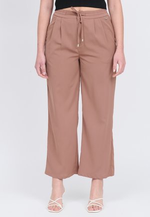 DRAWSTRING - Stoffhose - moka