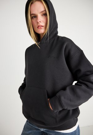 OVERSIZED PRINT HOODIE - Melegítőfelső - offblack