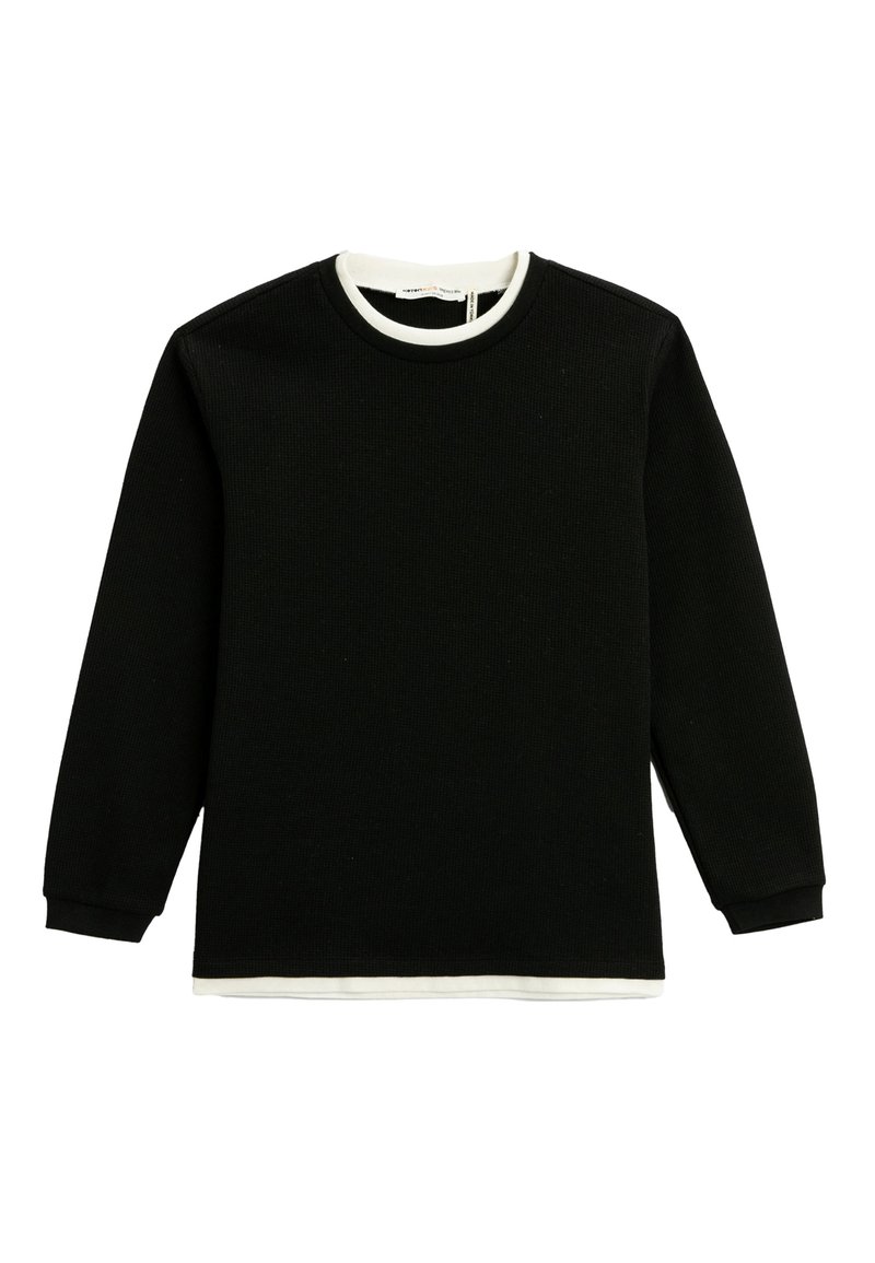 Felpa Bambina Koton Basic - Maniche Lunghe, Cotone Morbido, Girocollo, Ecru, Taglia 24/36 Mesi - Foto 4