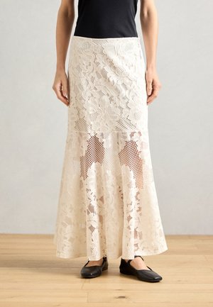 Lindex SKIRT AINO - Maksi svārki - light beige