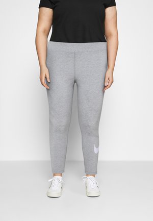 Leggings - grey heather/white