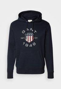 PRINT HOODIE - Hoodie - evening blue