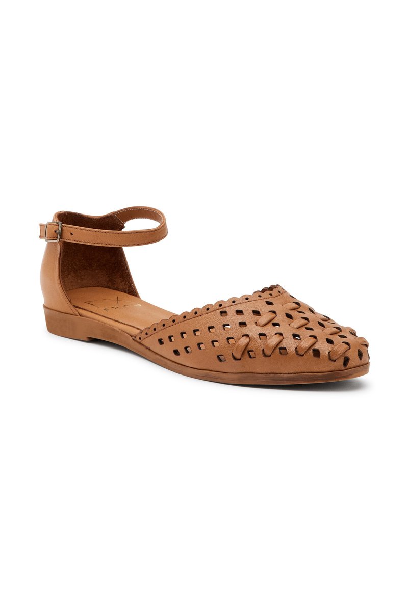 Ballerine donna marrone scuro - L'Artigiano di Brera