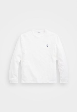 Polo Ralph Lauren CLASSIC FIT HEAVYWEIGHT JERSEY T-SHIRT - Langærmet T-shirt - white