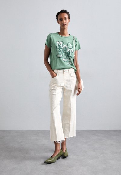 Mother THE MID RISE MAVEN ANKLE FRAY - Traperice ravnih nogavica - act natural