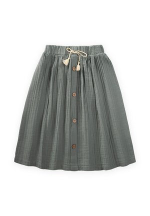 Jupe trapèze - metallic green