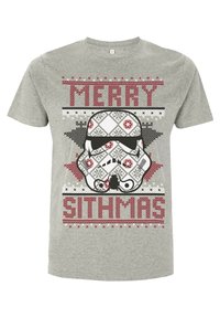 Star Wars STAR WARS: CLASSIC SITH SWEATER UNISEX - Triko s potiskem - melange grey