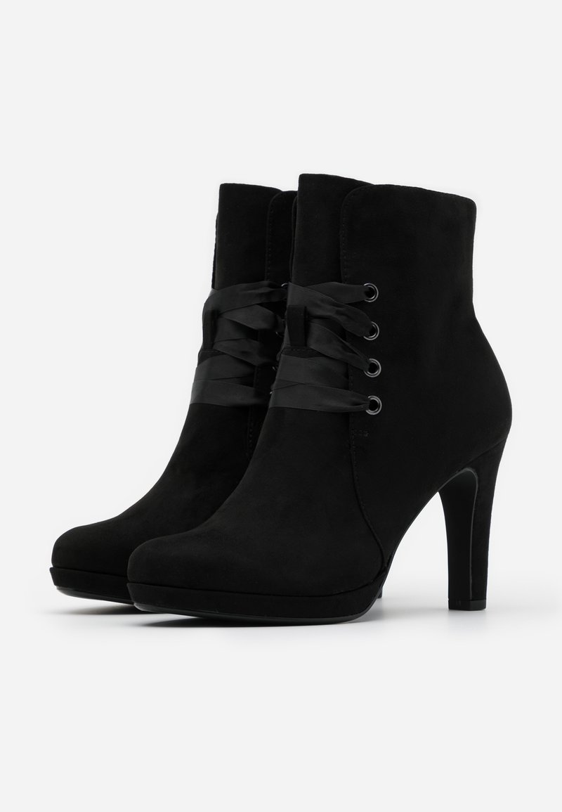 Tamaris High heeled ankle boots black (Pre-owned)