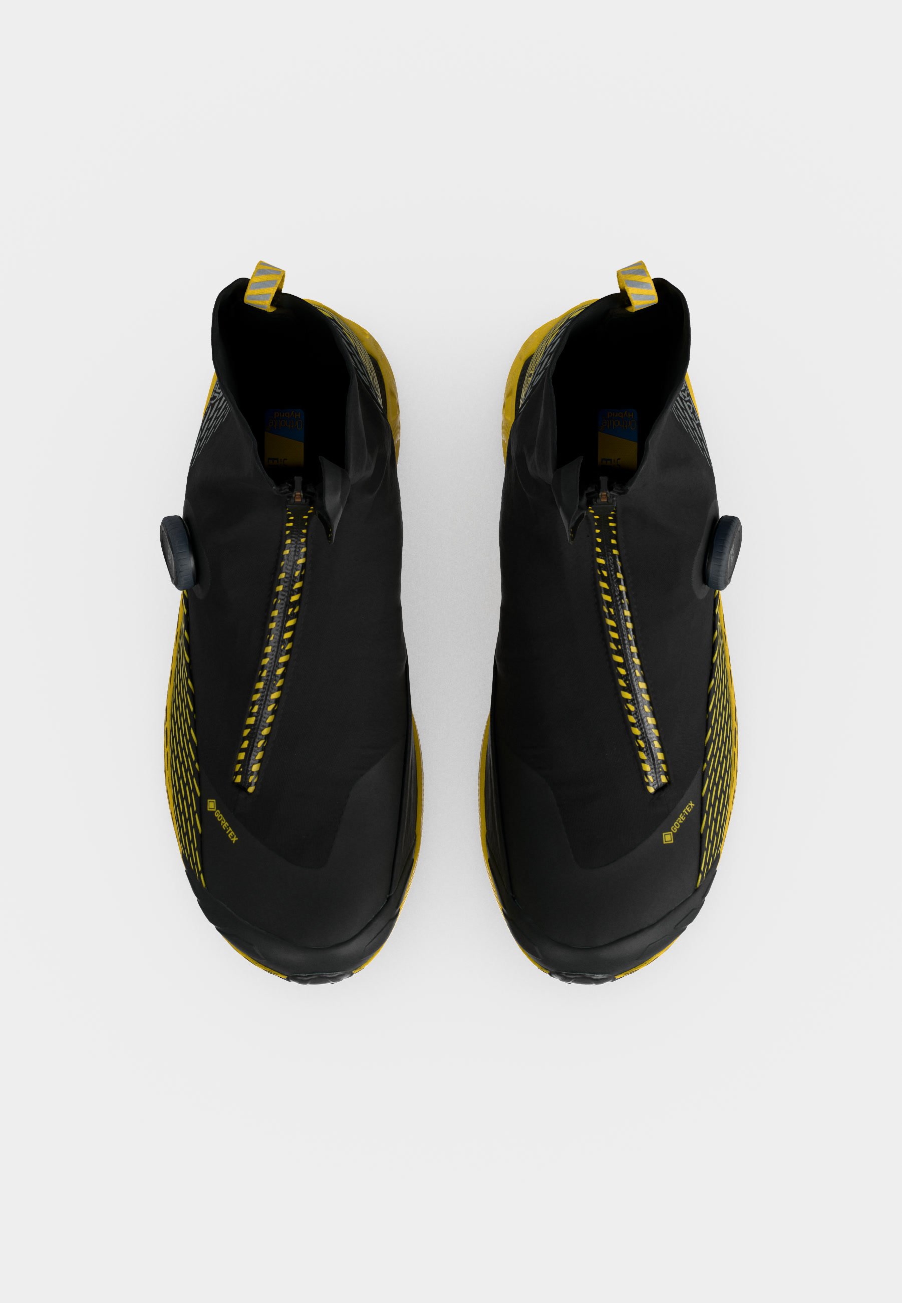 La Sportiva CYKLON CROSS GTX - Hiking shoes - black/yellow/black