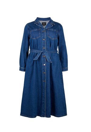 Zizzi Spijkerjurk - dark blue denim