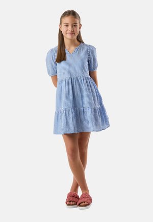 Seaside, MARINA SEERSUCKER DRESS JR - Φόρεμα ημέρας - blue stripe