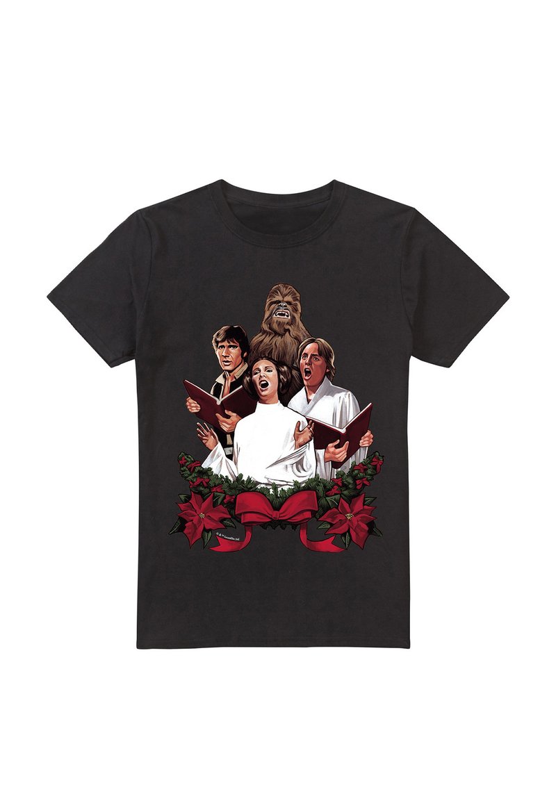 Star Wars T-shirt print zwart