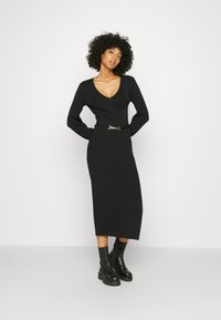 Morgan Strickkleid - noir