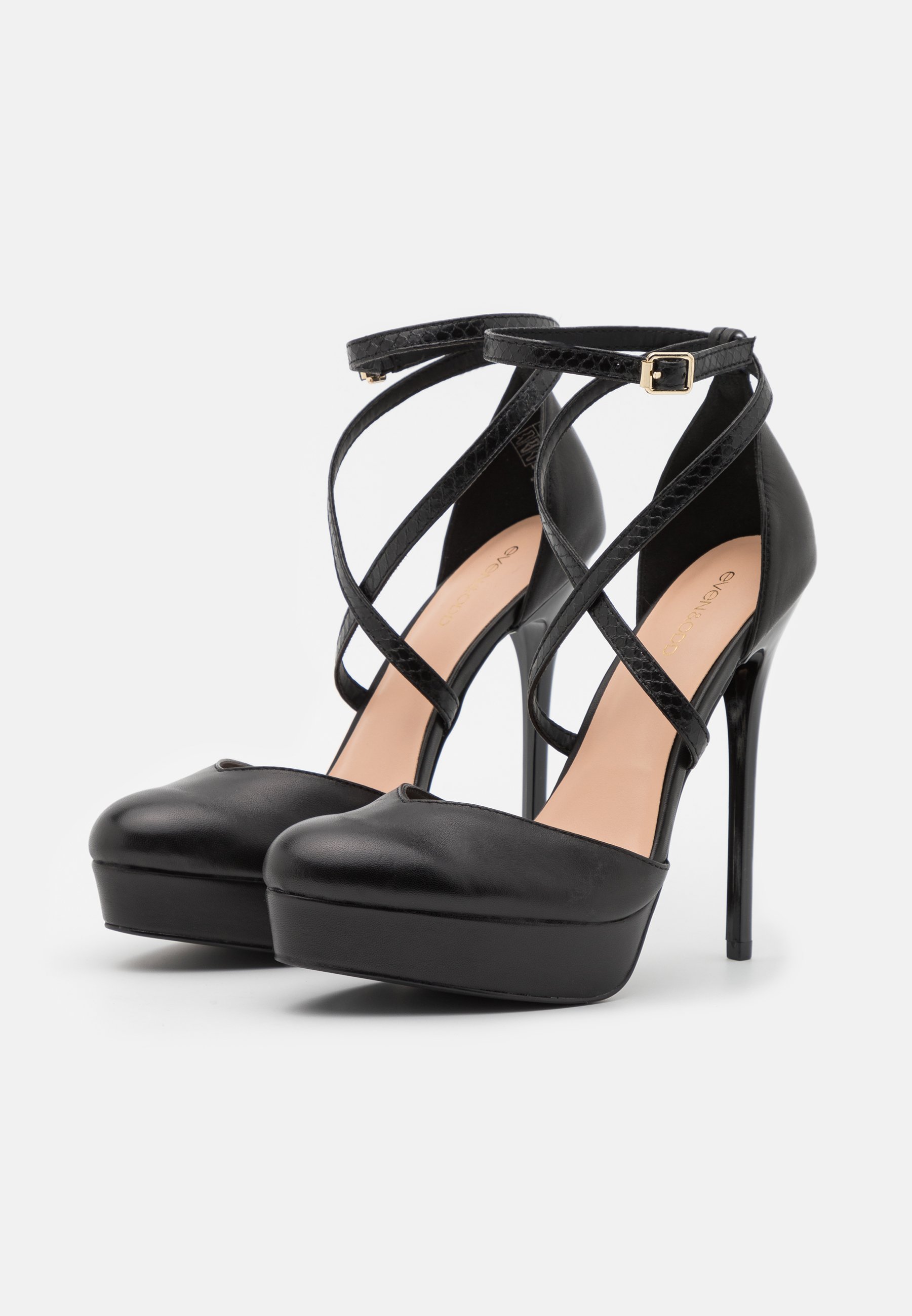 Even\u0026Odd LEATHER - Hoge hakken - black/Zwart - Zalando.nl