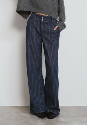 RAYAS  - Pernera ancha - azul oscuro