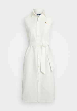 Polo Ralph Lauren CORY SLEEVELESS DAY DRESS - Kreklkleita - white