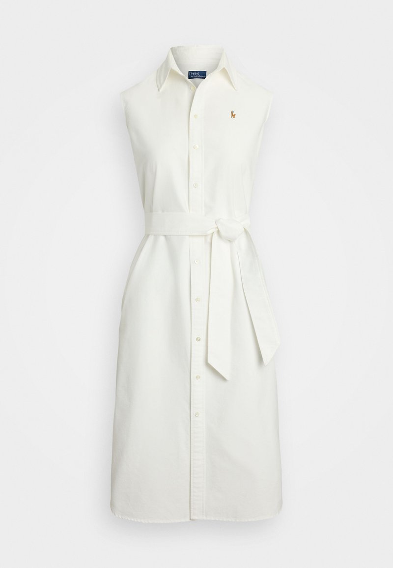 Polo Ralph Lauren CORY SLEEVELESS DAY DRESS - Paitamekko - white