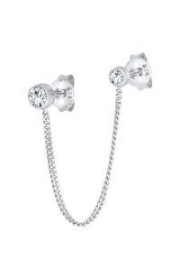 SPARKLING BASIC DUO - MIT KRISTALLEN VON SWAROVSKI® - Earrings - silberfarben