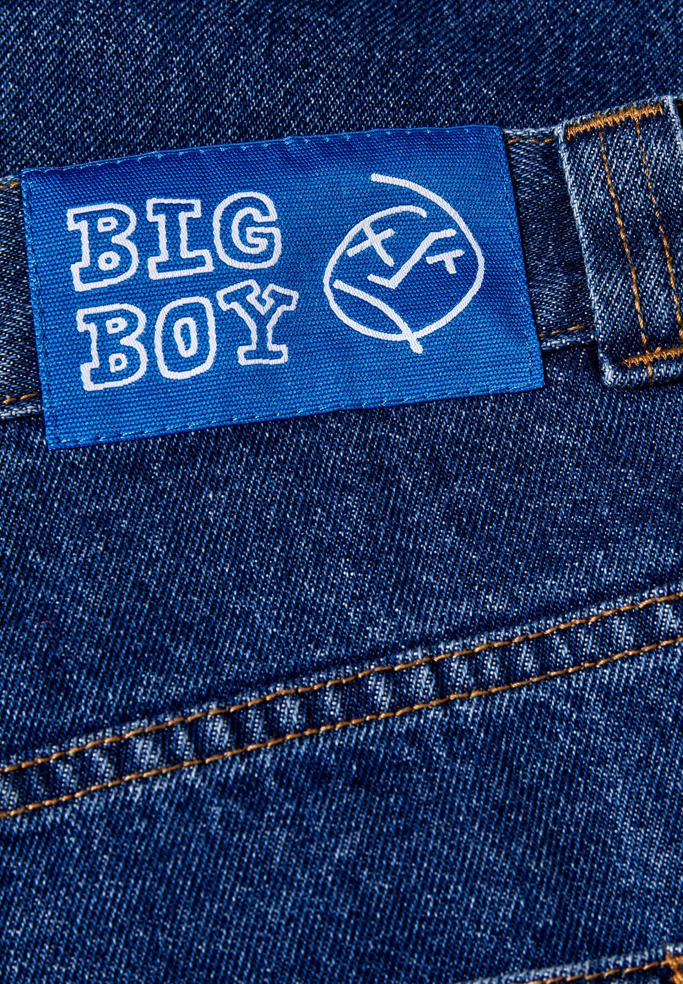 Polar Skate Co BIG BOY - Jeans Straight Leg - dark blue/dark-blue