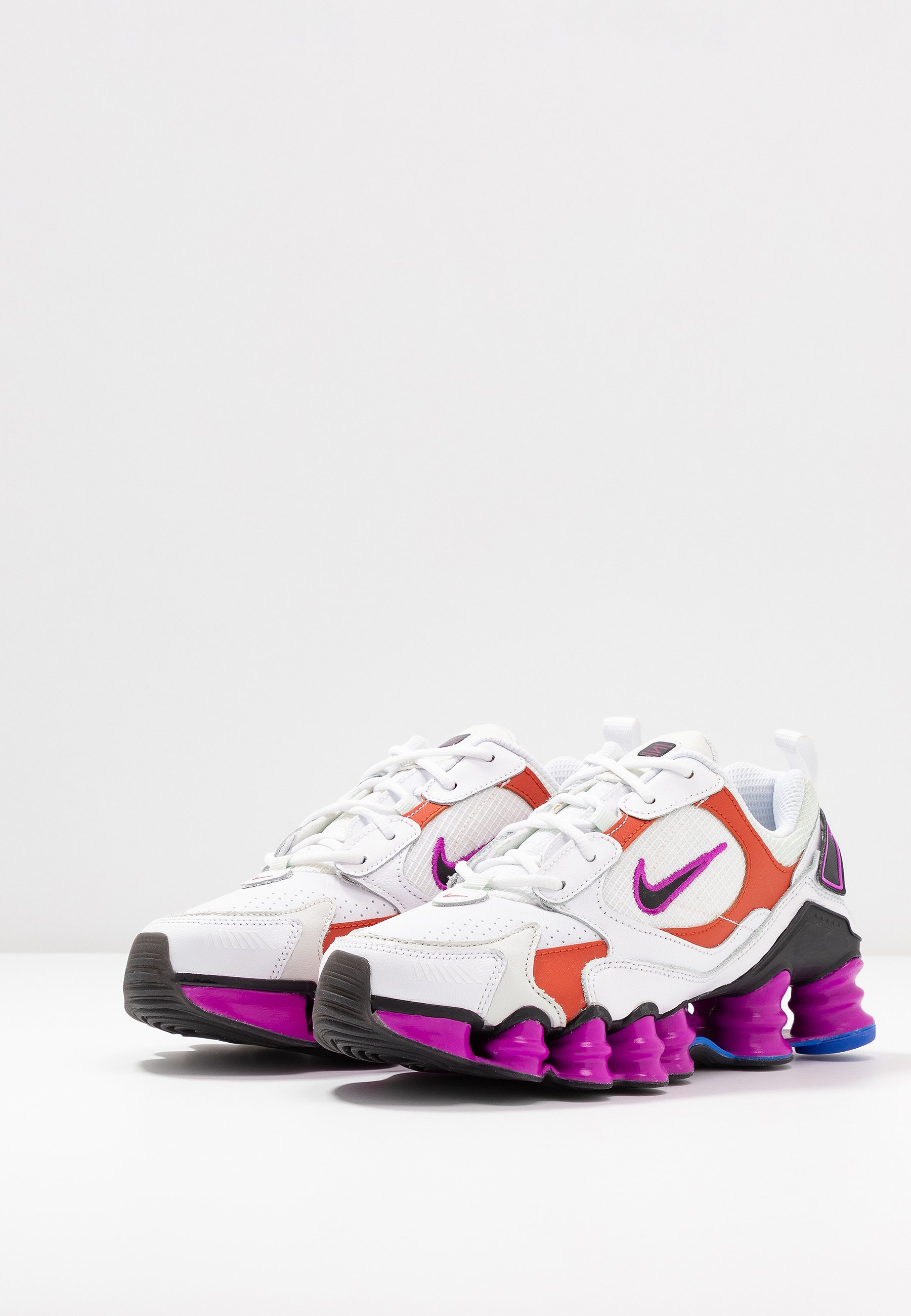 Nike Sportswear SHOX TL NOVA - Baskets basses - white/black/hyper  violet/racer blue/rust factor/spruce aura/blanc - ZALANDO.FR