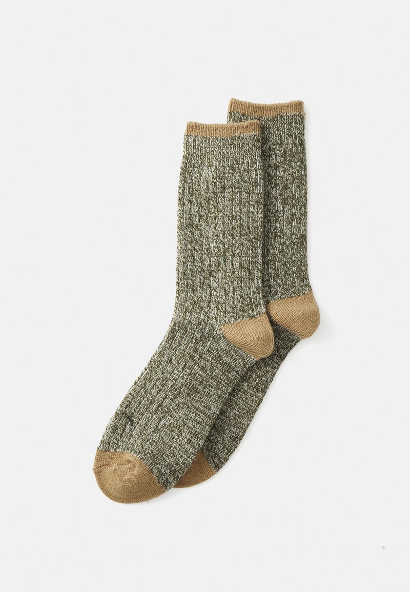 camano ONLINE COSY UNISEX 2 PACK - Zeķes - dark olive