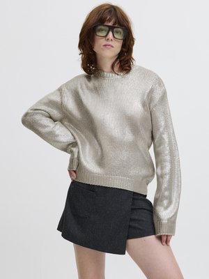 JJXX JXSILVIA CREW NECK - Džemperis - silver coloured