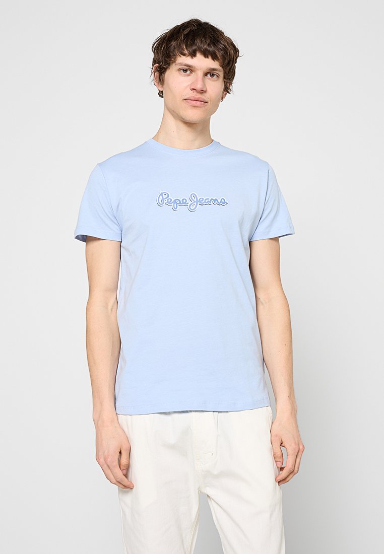 Pepe Jeans T-shirt print blauw
