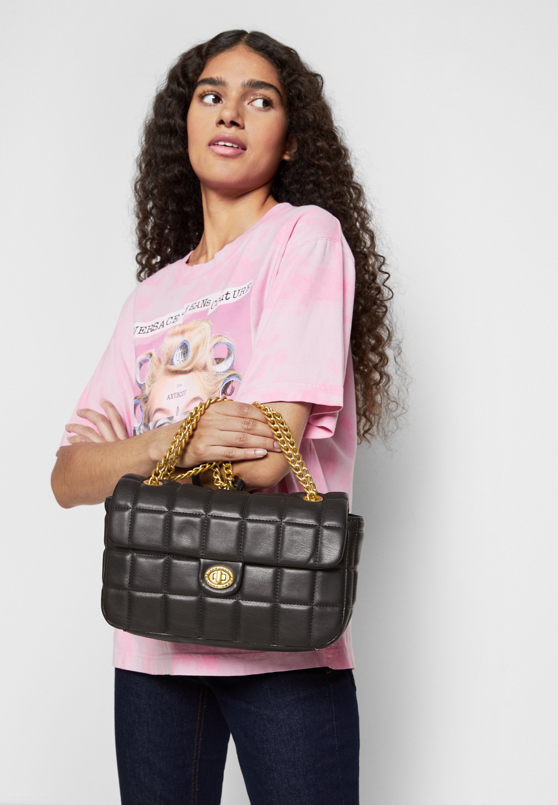 versace quilted crossbody