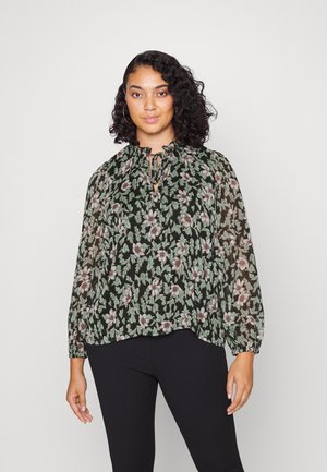 VMLIA TOP WVN BTQ CUR - Blůza - black