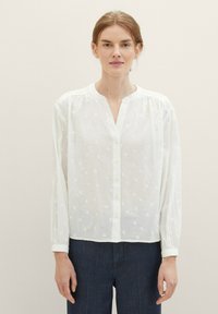 TOM TAILOR Bluse - offwhite tonal embroidery