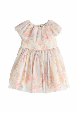 REGULAR FIT - RUFFLE COLLAR  - Nappali ruha - pink floral