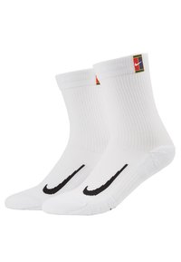 COURT MULTIPLIER CUSHIONED 2 PACK UNISEX - Sportssokker - white