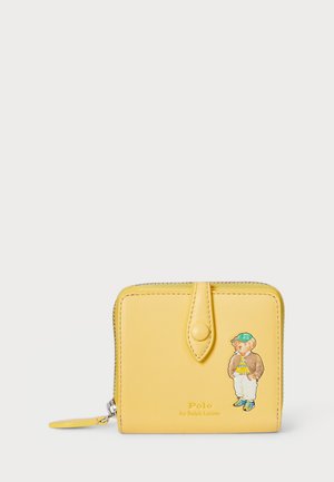 Polo Ralph Lauren POLO BEAR LEATHER COMPACT WALLET - Portefeuille - lemon meringue