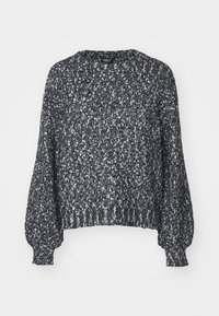 ONLJULIANA O NECK - Jumper - black/birch melange
