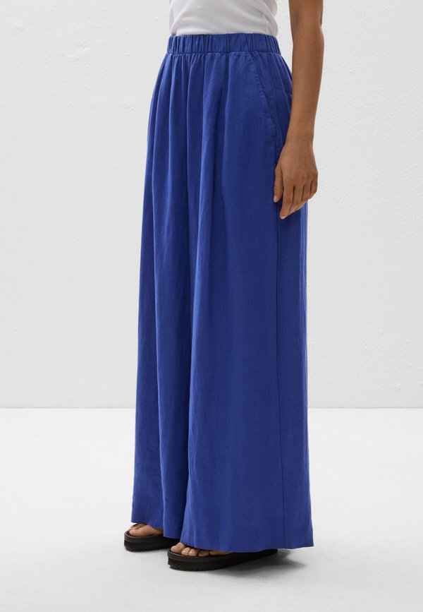 LINEN WIDE STRAIGHT-LEG - Stoffhose