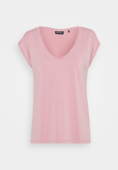 PIECES Pcbillo New Tee Noos T-Shirt Donna, Maniche Corte, Girocollo, Righe Marine, Vestibilità Loose - 2