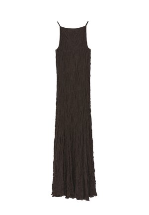 OXXO, OXXO SLEEVELESS LONG DRESS WITH CREW NECK - Vestito casual - chocolate brown